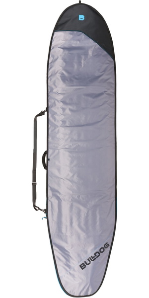 2026 Bulldog Essentials Longboard Surfboard Bag BDBBELB - Grey / Cyan